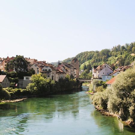 Business I Family Apartment I 1-4 Personen - Aare Blick, Nahe Altstadt I Beamer - 99" Leinwand I Terrassen Lounge Und Parkplatz บรุกก์ ภายนอก รูปภาพ